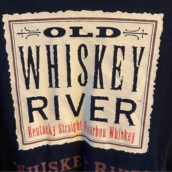 Willie Nelson Whiskey River Tshirt black with graphic size large - Picture 3 of 8